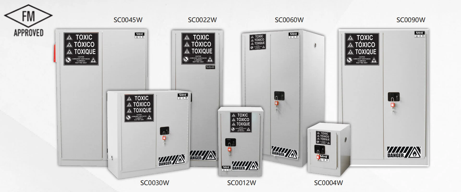 Токсический шкаф хранения